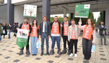 BUÜ’de ağaçlandırma çalışmaları devam ediyor