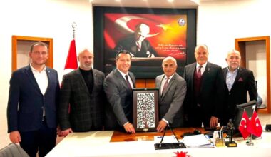 Gemlik TSO Yönetimi Kaymakam Canbaba’yı Ziyaret Etti