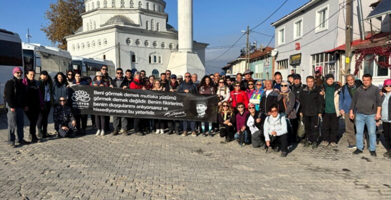 Mysia Yolları’nda Atatürk’ü anma yürüyüşü
