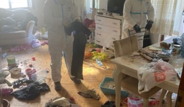 Dumlupınar Mahallesi’ndeki “çöp ev” temizlendi