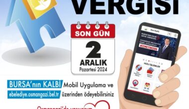 Osmangazi Belediyesi’nden vergi ödeme kolaylığı