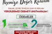 VERGİ ÖDEMELERİ İÇİN SON GÜN 2 ARALIK