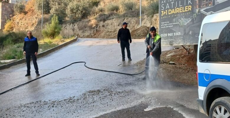 Yola beton döken firmaya ceza