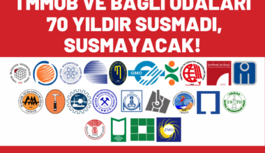 TMMOB VE BAĞLI ODALARI 70 YILDIR SUSMADI, SUSMAYACAK!