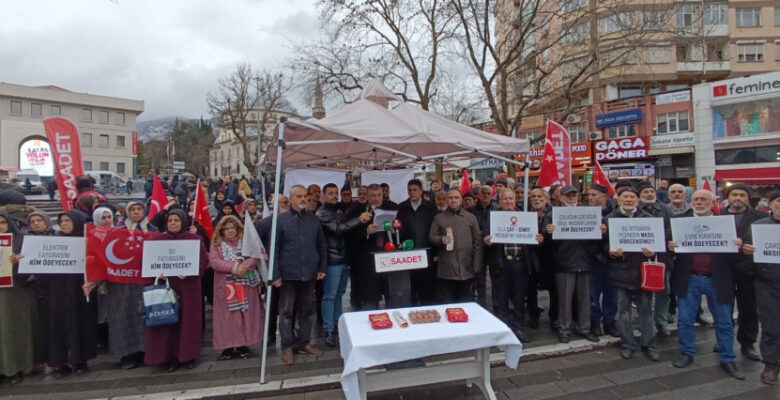 Saadet Partisi Bursa’dan Maliye Bakanlığına 4 lira gönderdi