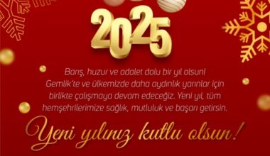 CHP Gemlik’ten Yeni Yıl Mesajı