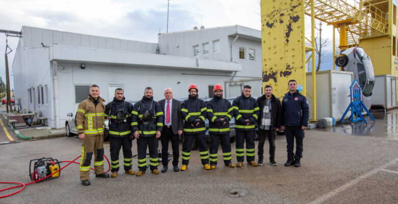 Filistinli ‘alev avcıları’, Bursa’da eğitiliyor