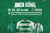 Bursa Yeni Yıl Meydanı’nda Bursaspor imza günü