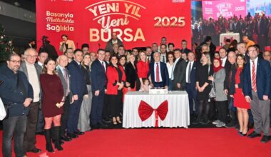 Bursa Büyükşehir ailesi yeni yılı birlikte kutladı