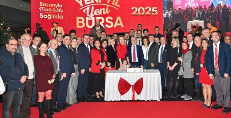 Bursa Büyükşehir ailesi yeni yılı birlikte kutladı