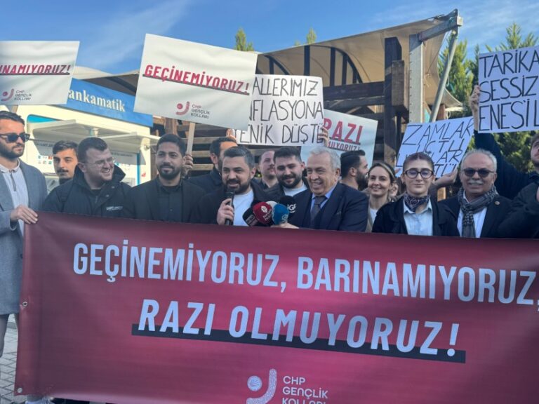CHP’Lİ GENÇLER GÖRÜKLE’DEN HAYKIRDI: GEÇİNEMİYORUZ, BARINAMIYORUZ