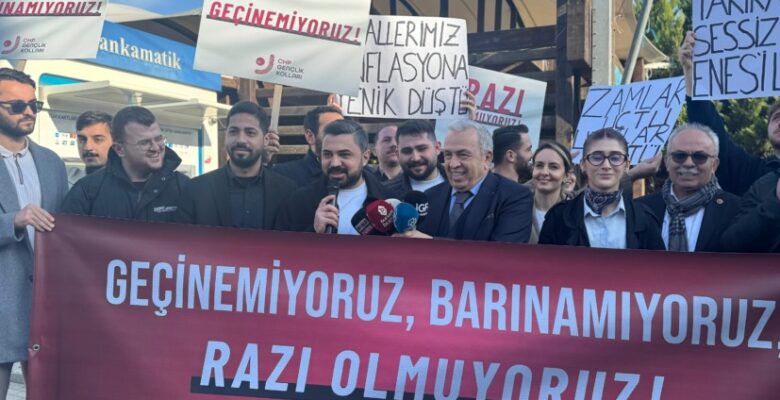 CHP’Lİ GENÇLER GÖRÜKLE’DEN HAYKIRDI: GEÇİNEMİYORUZ, BARINAMIYORUZ