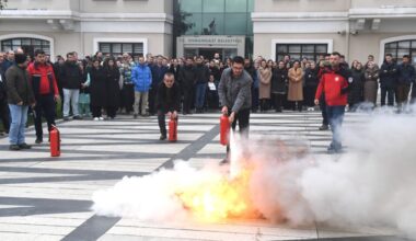 Osmangazi’de başarılı deprem ve yangın tatbikatı