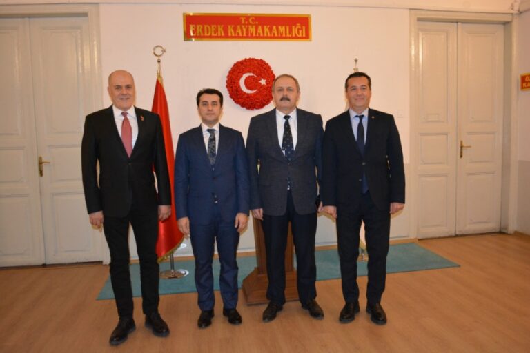 Gemlik TSO’dan Erdek Kaymakamı Göç’e Ziyaret