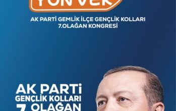Ak Parti Gemlik’te Gençlik Kolları Kongresi Heyecanı Başladı