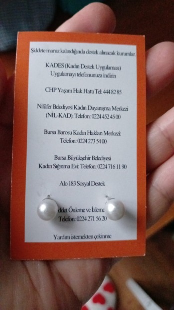 KULAĞINIZA KÜPE OLSUN: “KADINLAR İÇİN ŞİDDETLE MÜCADELEDE FARKINDALIK PROJESİ”