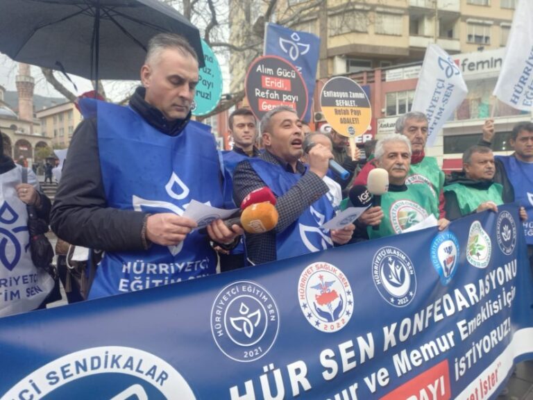 HÜR-SEN KONFEDARASYONU; “TÜİK ENFLASYONUNU TOPTAN REDDEDİYORUZ”