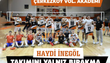 İNEGÖL BELEDİYESPOR ÇERKEZKÖY VOLEYBOL AKADEMİYİ KONUK EDECEK
