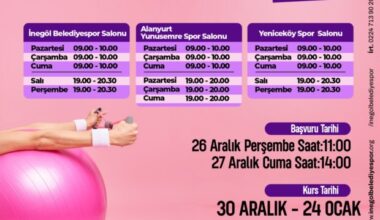 KADINLAR İÇİN ÜCRETSİZ STEP, AEROBİK VE PİLATES KAYITLARI BAŞLIYOR KADINLAR İÇİN ÜCRETSİZ STEP, AEROBİK VE PİLATES KAYITLARI BAŞLIYOR