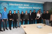Başkan Şadi Özdemir gençleri ağırladı
