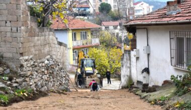 Gemlik Orhaniye Mahallesi’nde yollar tamam