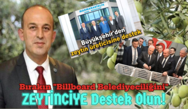 BIRAKIN BİLLBOARD BELEDİYECİLİĞİNİ ZEYTİNCİYE DESTEK OLUN