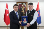 Başkan Aydın’dan Tuğgeneral Tataroğlu’na hayırlı olsun ziyareti