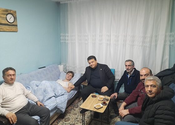 Stajda İş Kazası Geçiren Öğrenciye Vekil Hasan Öztürk’ten Ziyaret