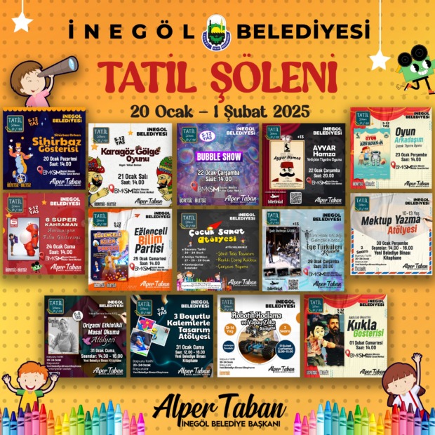 İNEGÖL’DE SÖMESTR TATİLİ DOLU DOLU GEÇECEK