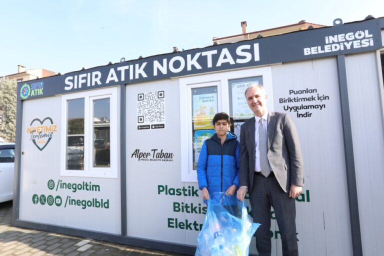 İNEGÖL’DE 2 YENİ SIFIR ATIK NOKTASI HİZMETE GİRDİ