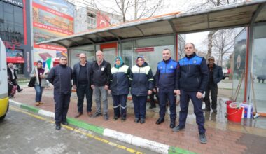 Gemlik’te Otobüs Durakları Tertemiz