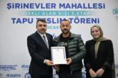 YILDIRIM’DA TAPU SEVİNCİ