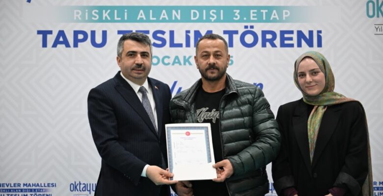 YILDIRIM’DA TAPU SEVİNCİ
