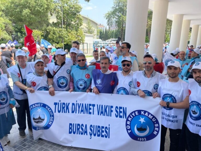 Türk Vakıf Sen Bursa Şube Başkanı Eyüp Bulut: “Düşük Promosyonu Kabul Etmiyoruz”