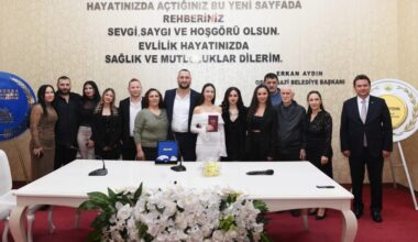 Nikahı kıyılacak çifte Başkan Aydın’dan Sevgililer Günü  sürprizi