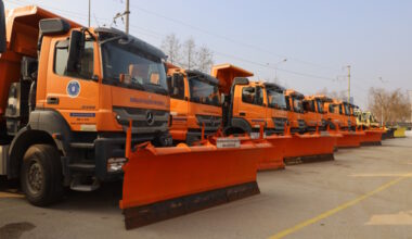 Büyükşehir karla mücadeleye hazır