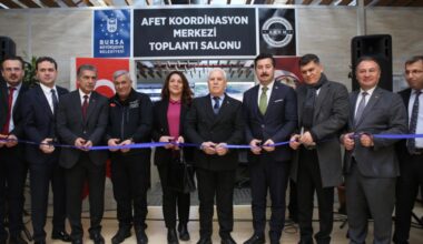 Bursa Büyükşehir Afet Koordinasyon Merkezi hizmete açıldı
