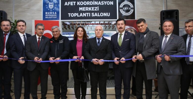 Bursa Büyükşehir Afet Koordinasyon Merkezi hizmete açıldı