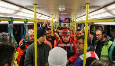 Büyükşehir’den BursaRay hattında yangın tatbikatı