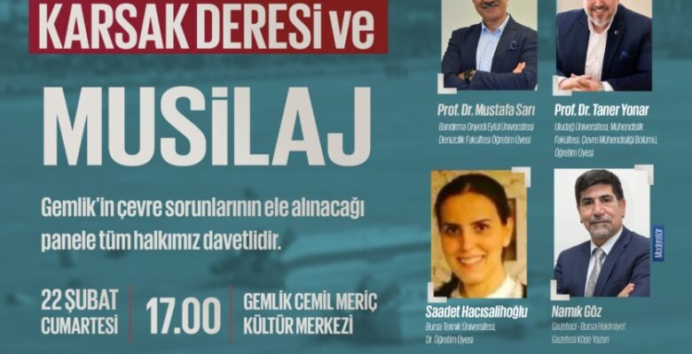 GEMLİK KENT KONSEYİNDEN ÇEVRE PANELİNE ÇAĞRI