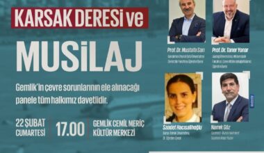 GEMLİK KENT KONSEYİNDEN ÇEVRE PANELİNE ÇAĞRI