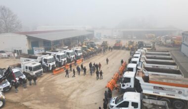İNEGÖL BELEDİYESİ KAR YAĞIŞINA HAZIR