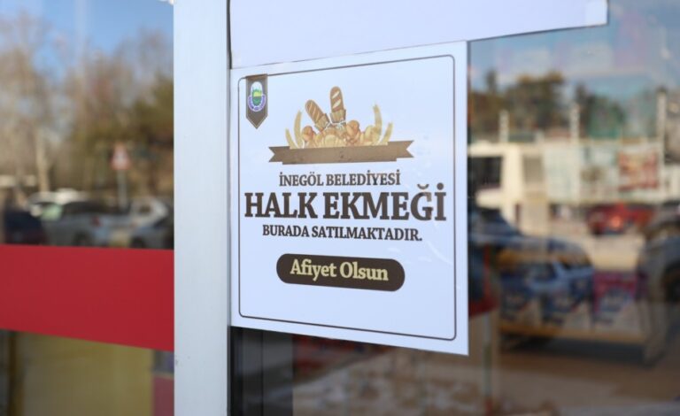 İNEGÖL BELEDİYESİ HALK EKMEK SATIŞI BAŞLADI