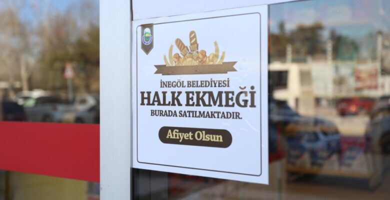 İNEGÖL BELEDİYESİ HALK EKMEK SATIŞI BAŞLADI