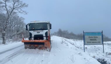 24 SAATTE 925 KM KAR TEMİZLEME ÇALIŞMASI YAPILDI