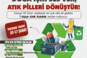 İNEGÖL BELEDİYESİ’NDEN ÖDÜLLÜ ATIK PİL TOPLAMA KAMPANYASI