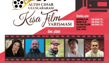 Altın Çınar Uluslararası Kısa Film Yarışması başvuruları başladı