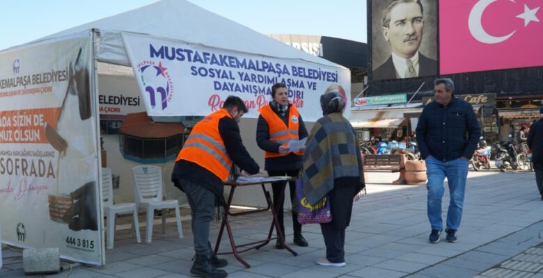 RAMAZAN BEREKETİ YARDIM ÇADIRI İLE DAHA DA BÜYÜYOR