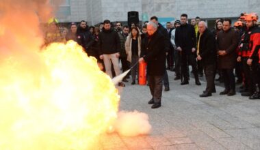 Nilüfer Belediyesi’nde yangın tatbikatı