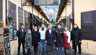 BAŞKAN YILMAZ’DAN BURSA’NIN SANAT KÖPRÜSÜ’NE ZİYARET